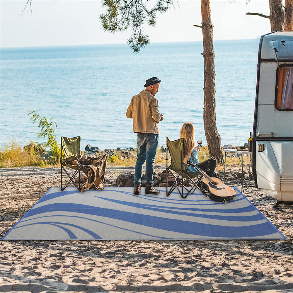 Explosive moisture-proof and durable courtyard mat, portable outdoor RV mat, camping canopy camping mat